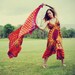 Coral Long Hippie Dress, Bohemian, Tapestry, Sundress, Halter Dress, Scarf Dress, Fairy Dress
