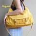 ASTER // Lemon Chiffon // 012 // Everyday Canvas Bag //  Luckycann // Holiday Sale // 10% off