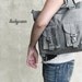 BAILEY // Dark Grey // 021 // Luckycann // Handmade // Everyday Canvas Bag // Holiday Sale // 10% off