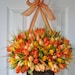 Outdoor Wreath - Spring Wreath - Tulip Wreath- Other Colors Available