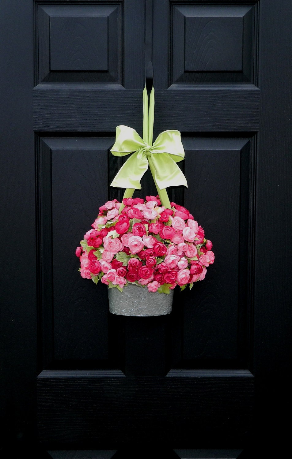 Wreath - Spring Wreath - Mothers Day Gift - Pink Wreath