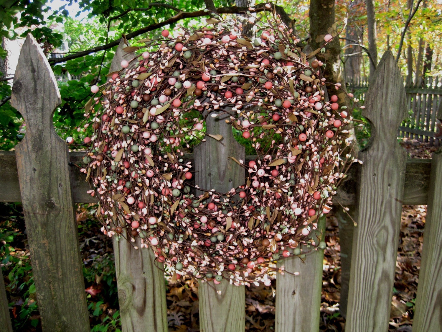 Spring Wreath Outdoor Wreath Berry by EverBloomingOriginal