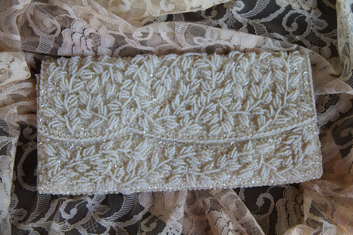 Vintage Bridal Clutch - Simple Twist Of Fate