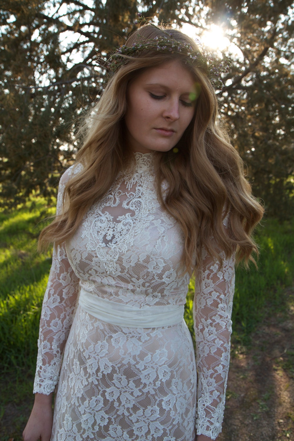 Vintage Style Wedding Dresses, Lace - Tessa