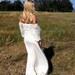 Off The Shoulder Vintage Wedding Dress - Rosie