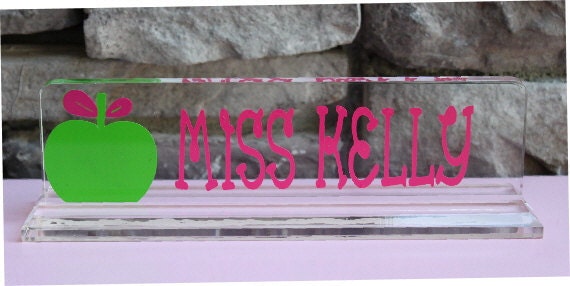 Teacher Gift Name Plate