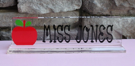 Teacher Gift Name Plate