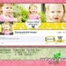 Facebook Timeline Cover Set with Banner Image and 2 Tab Images for Facebook Business and Personal pages