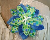 DIY Sewing Kit - Fun Flower Brooch Pin Embellishment - Quick and Easy.