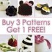 Buy 3 PATTERNS Get 1 FREE: permission To Sell Finished Items