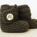 CROCHET PATTERN Baby Button Boots (4 sizes included from newborn-24 months) Instant Download