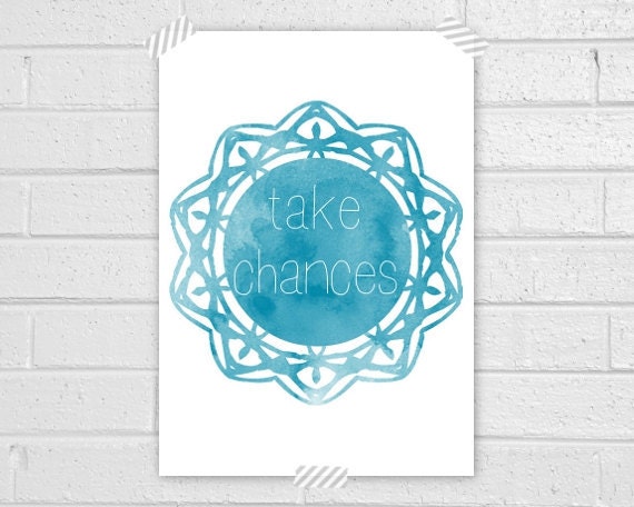 Chances Print