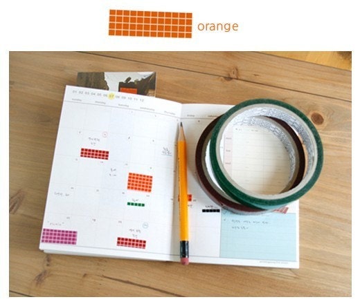 Color Check Tape - orange