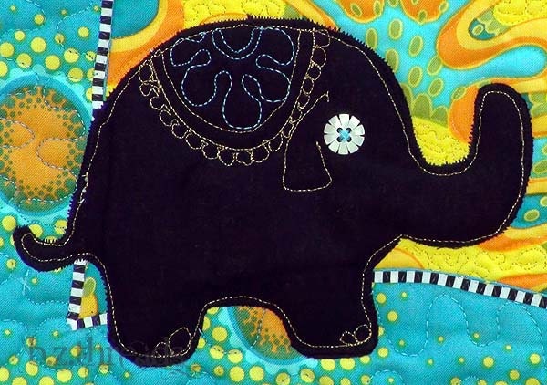 Bright and Cheerful Elephant Wall Decor