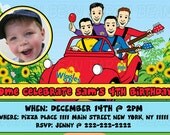 The Wiggles Invitation - Digital File - You Print - invite - Customized - with photo Il_170x135