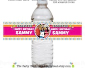 Fresh Beat Band Water Bottle Labels - ROCK STAR - Birthday Party - Digital File - You Print