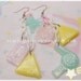 Totally Rad 80s Slumber Party Video Cassette Teddy Bear Triangle Hair Dryer Resin Earrings for Fairy Kei Decora Kawaii Fashion