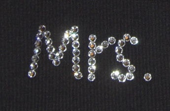Custom Bachelorette Mrs. Tank, Your Married Name Swarovski Embellished by Dirty Girl Creations on Etsy