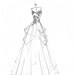 dress sketch of YOUR special dress - a perfect gift...