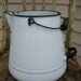 Vintage Cowboy Farmhouse Enamel Coffee Pot