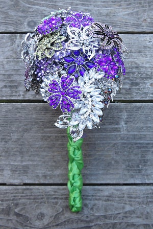 Cascading Brooch Bouquet - Made to Order