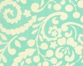 01542  Dena Designs McKenzie Collection Silhouette in Aqua - 1 yard