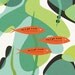 aquarium, mid century design art print