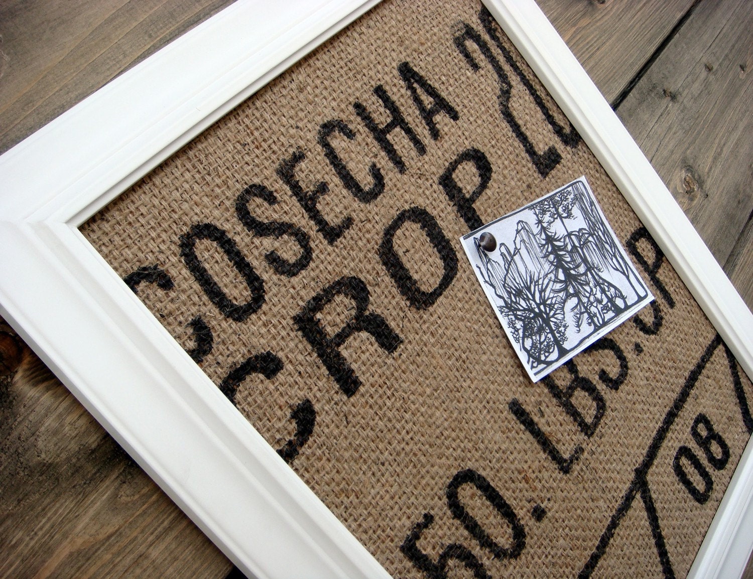 Coffee Bean Memo Board