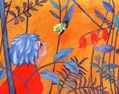 Limited edition print from my original acrylic painting. Illustration fantasy reproduction fairytales