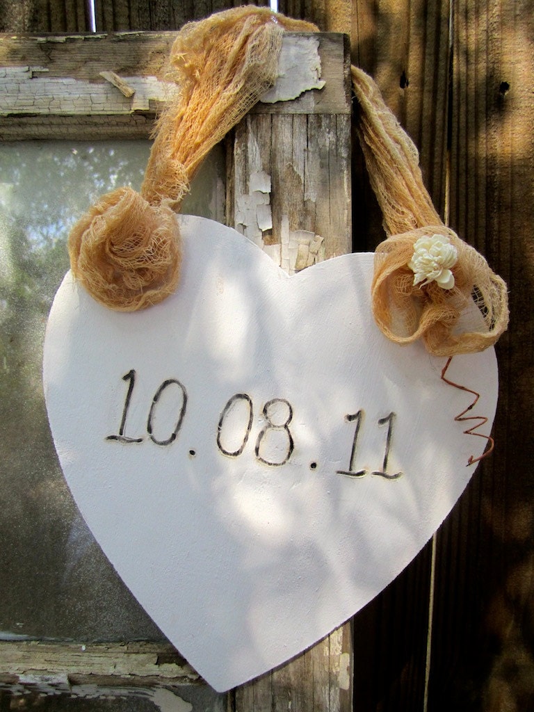 Save The Date Here Comes The Bride Sign for Flower Girl or Ring Bearer Rustic Shabby Chic Outdoor Wedding Photo Prop Sign