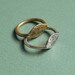 Golden watchful eye ring