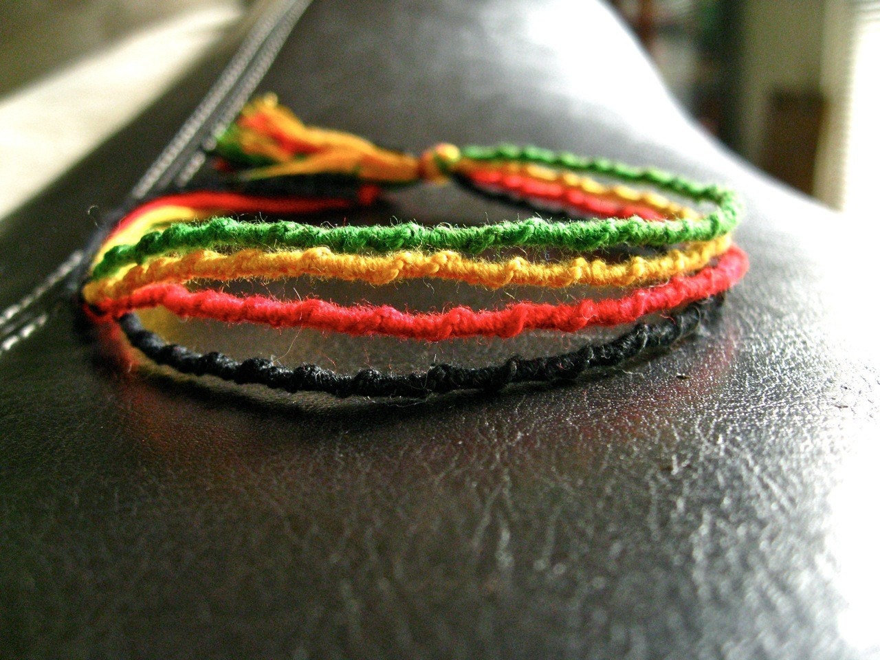 rasta colors bracelet