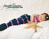 Crochet Little Mermaid Newborn Photography Prop