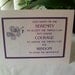 Spiritual 12 Step Recovery SERENITY PRAYER on print of watercolor Star Flower Greeting Card Free Shipping