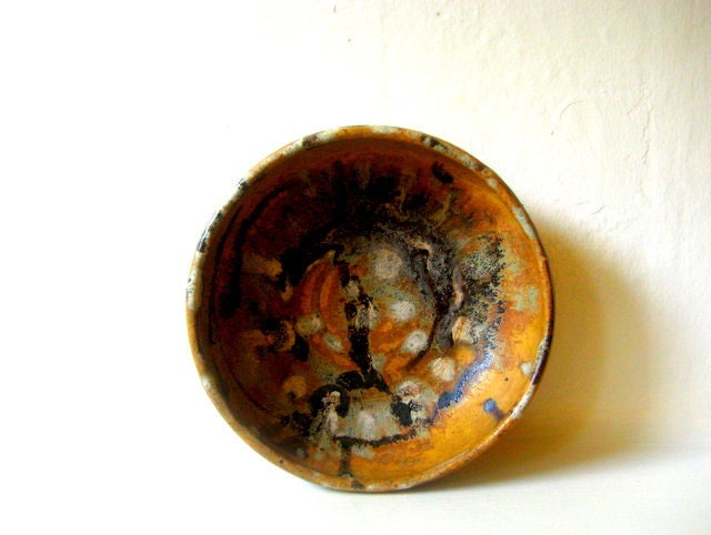 Rustic Vintage Modern Artisan Handthrown Bowl