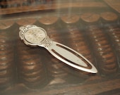 Antique Watch Bookmark in Silver