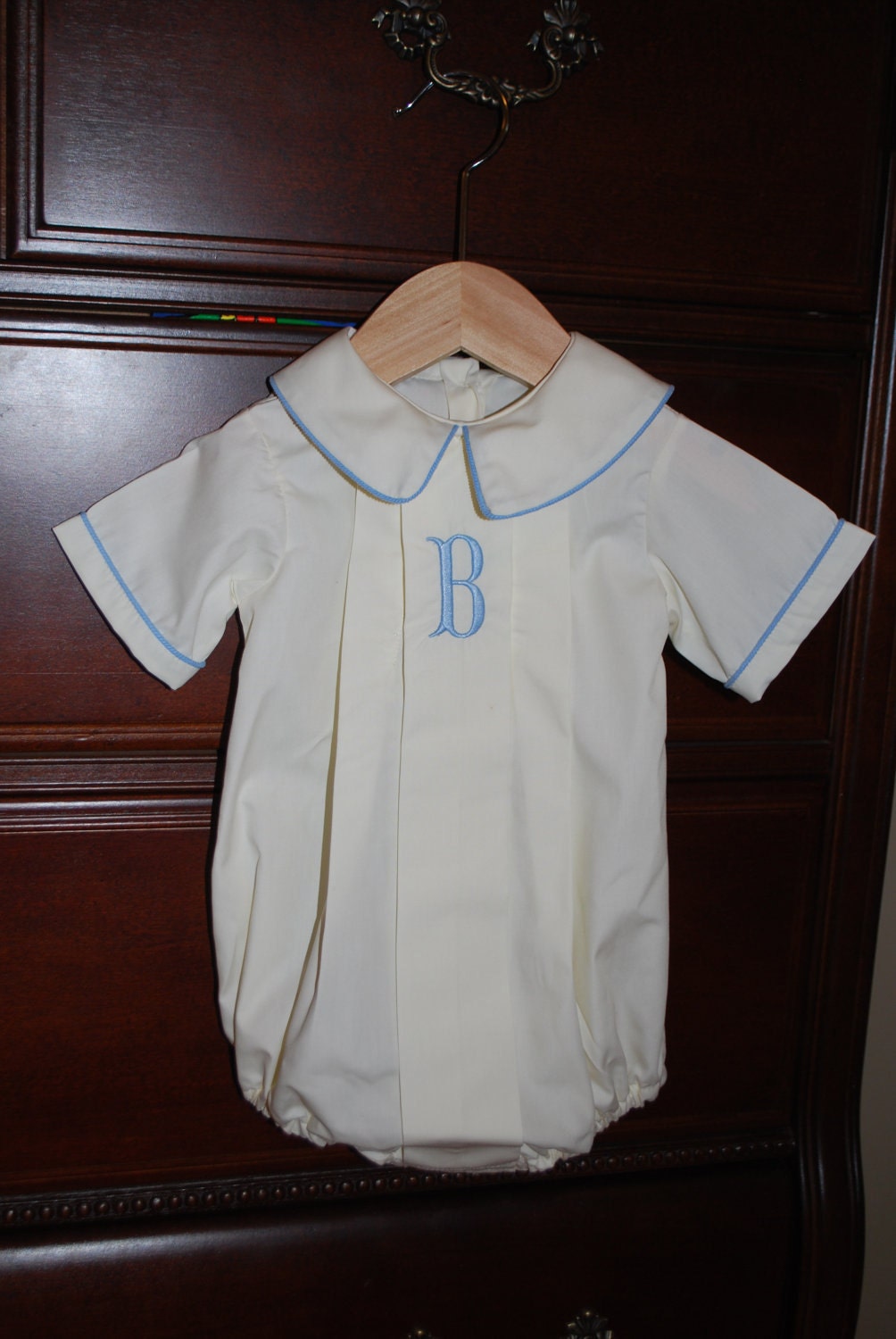 Monogram Bubble for Baby Boy