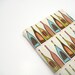Fun A6 notebook with wine bottles, cream turquoise brown green orange pink, gifts for a wine connoisseur
