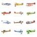 Vintage Airplane Collection print, 15"x15"