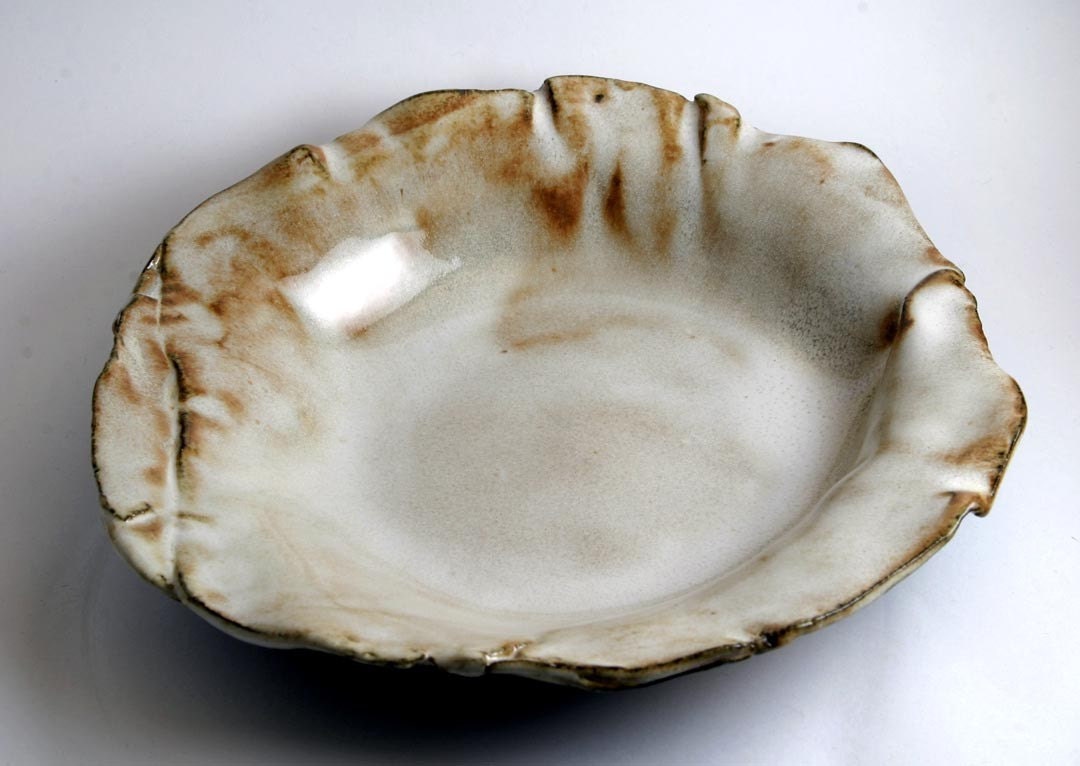 Rustic "Salt" plates (set of two)