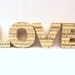 LOVE 3D Freestanding Lettering Sheet Music Maps Custom Home Decoration Wedding Present Ornament