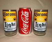 Corona Light Recycled Glasses - Set of 2