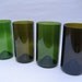 Mid Sized Recyled Wine Bottle Glasses - Set of 4