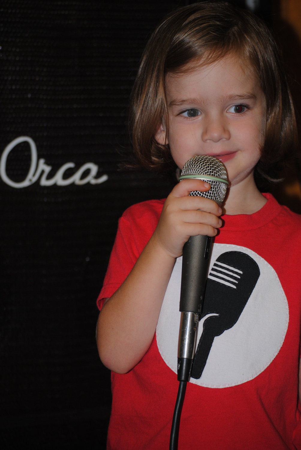 Little rock star microphone infant or toddler t shirt