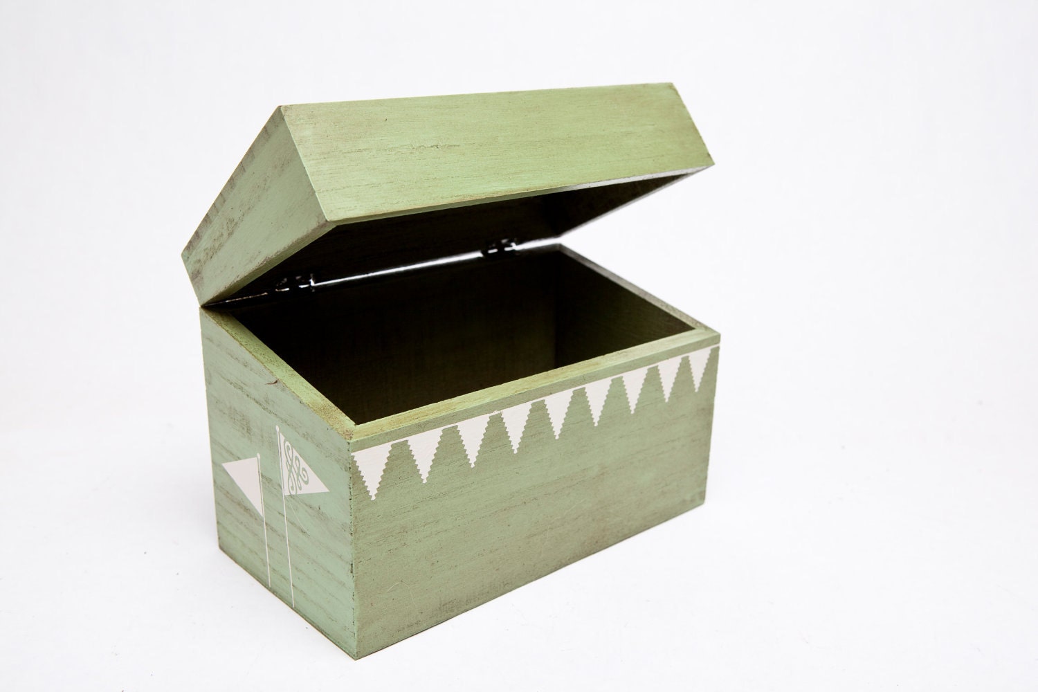 Green Pennant Recipe Box