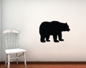 Bear Wall Decal -  (24") - Vinyl Sticker- Kids Room, Nature, Forrest
