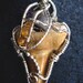 RESERVED// Sterling Silver Fossiized Sharks Tooth and Vera Cruz Amethyst Pendant