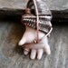 Copper Wrapped // Porcelain Doll Hand // Wire Pendant