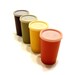 Tupperware Tumbler Cup 4 Set w/ Lids - Harvest