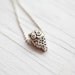 Owl Pendant . Ball chain. Small . Cute . Gift for her